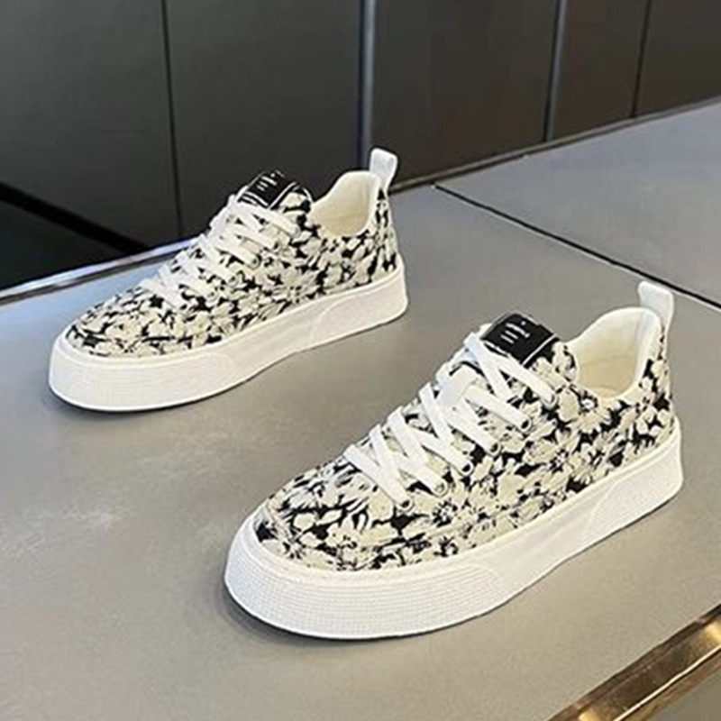 Men's shoes spring new canvas thick bottom breathable light luxury versatile sports casual fashion shoes men's thick bottom height increasing board shoes