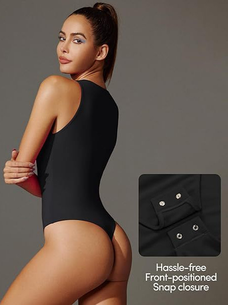 Picture of Cross-Border European and American Style Sports Jumpsuit Round Neck Slim Jumpsuit Outer Wear Milk Silk Clothing Top Hot Girl