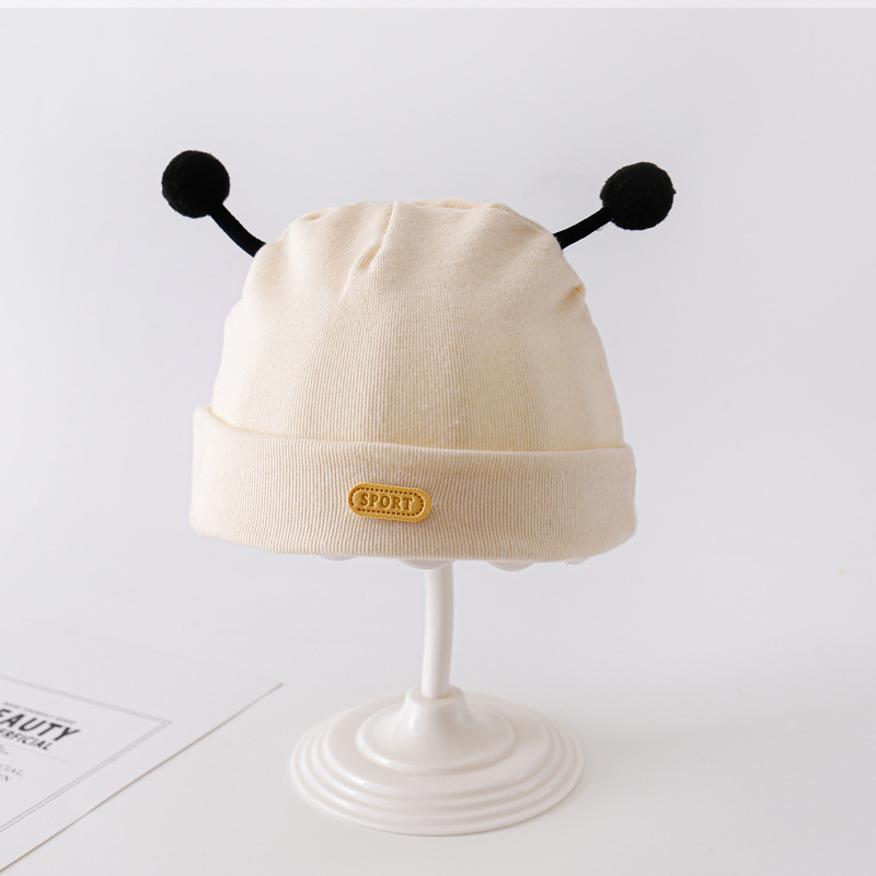 Picture of 0 to 3 Months Newborn Baby Hat 6 Baby Hat Baby Newborn Pure Cotton Autumn and Winter 4 Spring and Summer Thin Boneless