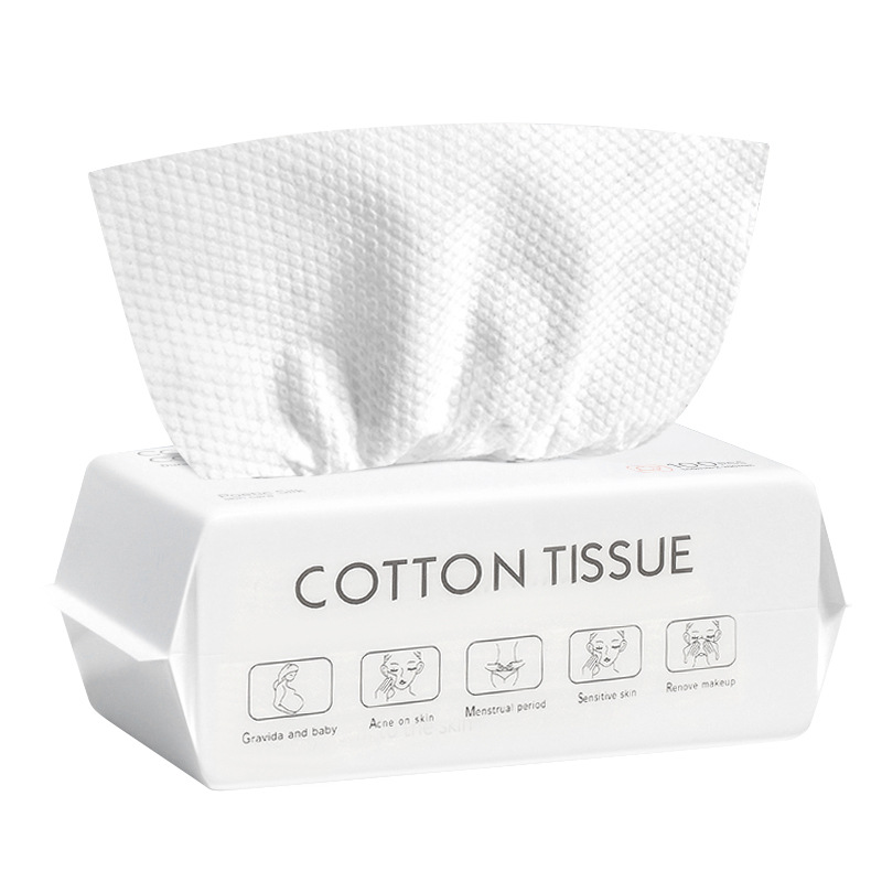 Picture of Withdrawable face towel disposable cotton soft towel cotton thickened pearl pattern cleansing towel face remover face towel