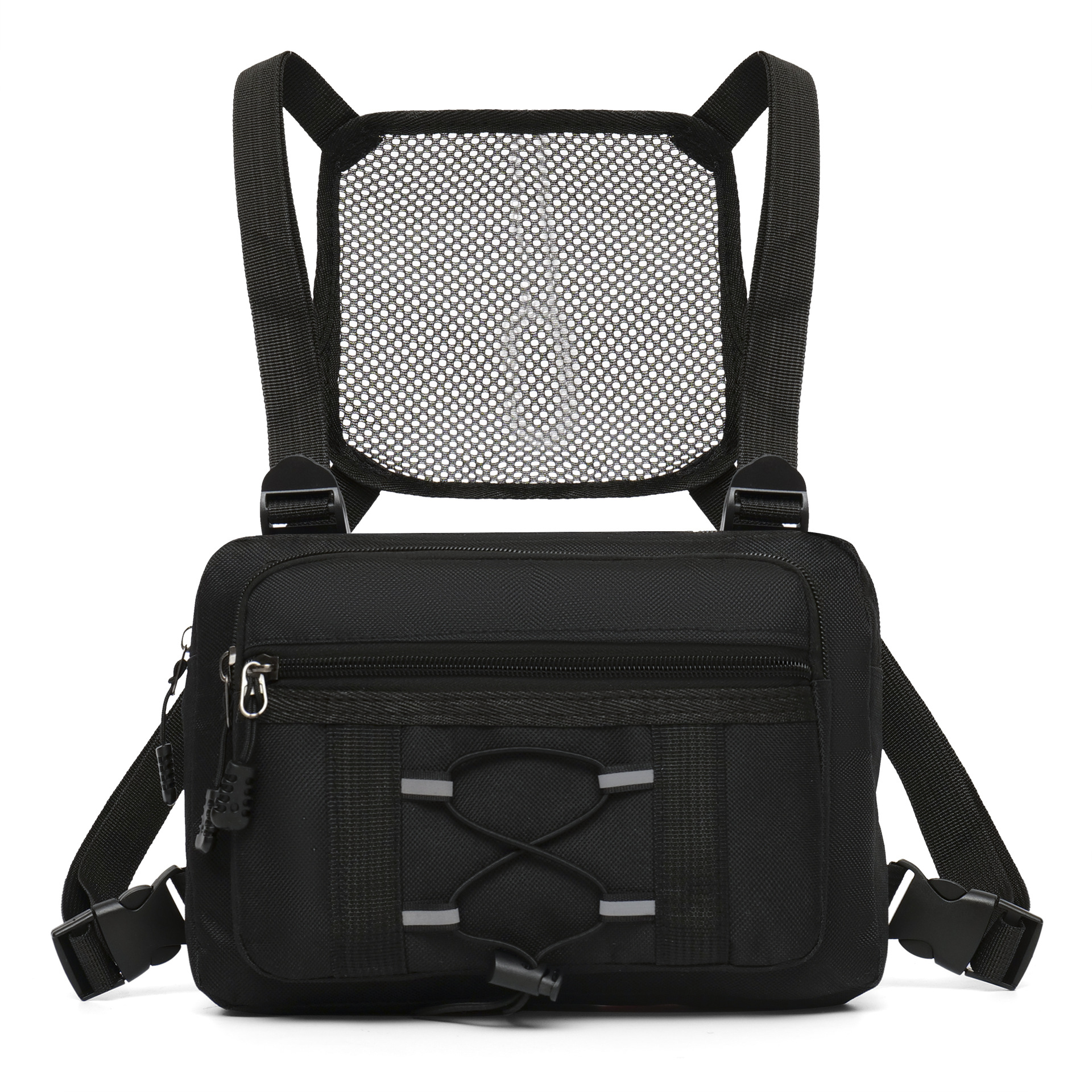 Picture of 2021 Men's Multifunctional Tactical Chest Bag, Crossbody Shoulder Bag, Military Camouflage Chest Backpack, Trendy Men's Single Shoulder Bag