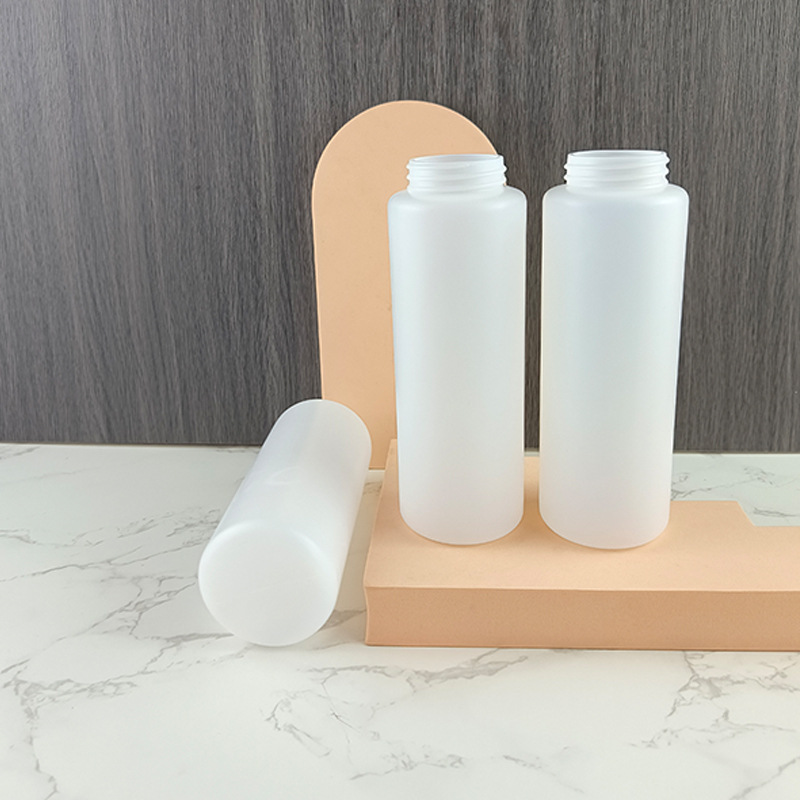 Factory Direct Sales 38 Teeth 250ml Cylindrical Bottle PP White Daily Packaging Lotion Makeup Shampoo Travel