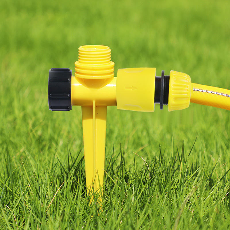 Picture of Lawn nozzle ground plug plastic garden hose 6 points outer wire 4 points inner wire ground plug garden sprinkler