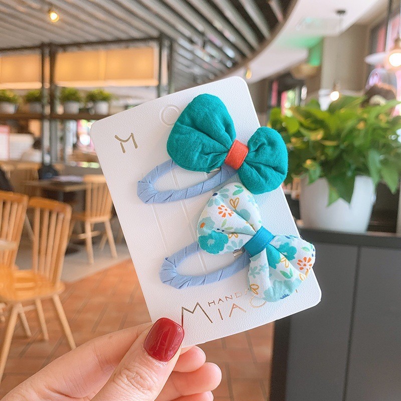 Picture of New Flower hairpin fresh baby hairpin headdress flower children's hair accessories do not hurt hair BB clip girl bangs clip headdress