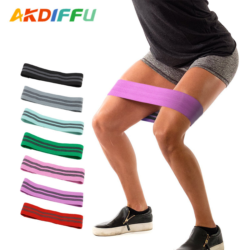 Cross-border Yoga cotton tension belt Hip circle abuse Hip circle squat elastic belt not easy to slip resistance belt