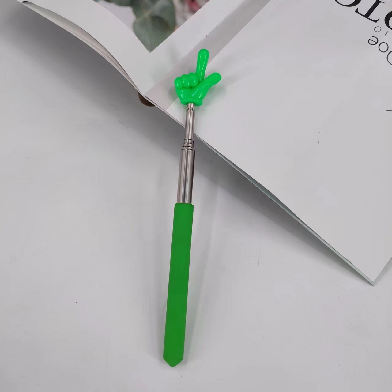 Picture of 60cm retractable finger stick teacher retractable finger reading stick children's reading retractable little finger point reading stick retractable