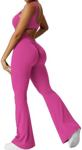 Picture of Fashion tight yoga jumpsuit 2024 casual hollow seamless sports slim fit slim jumpsuit