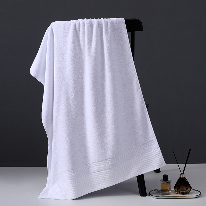 Picture of Five-star hotel 7A antibacterial cotton bath towel thickened 400g hotel homestay bath cotton face towel
