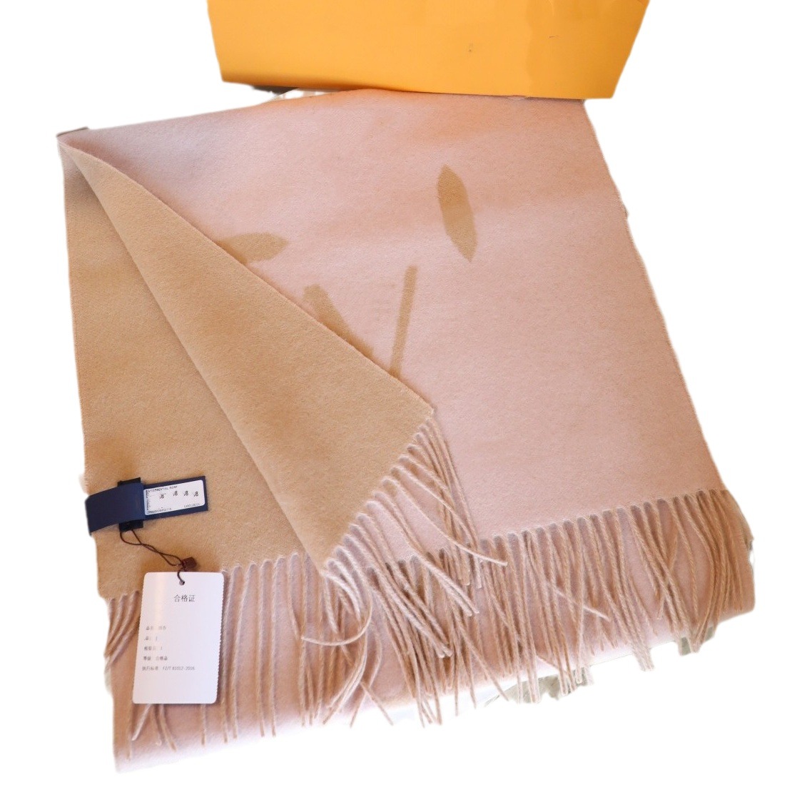 High quality double-sided two-color cashmere scarf women's net red autumn and winter versatile warm scarf classic tassel shawl