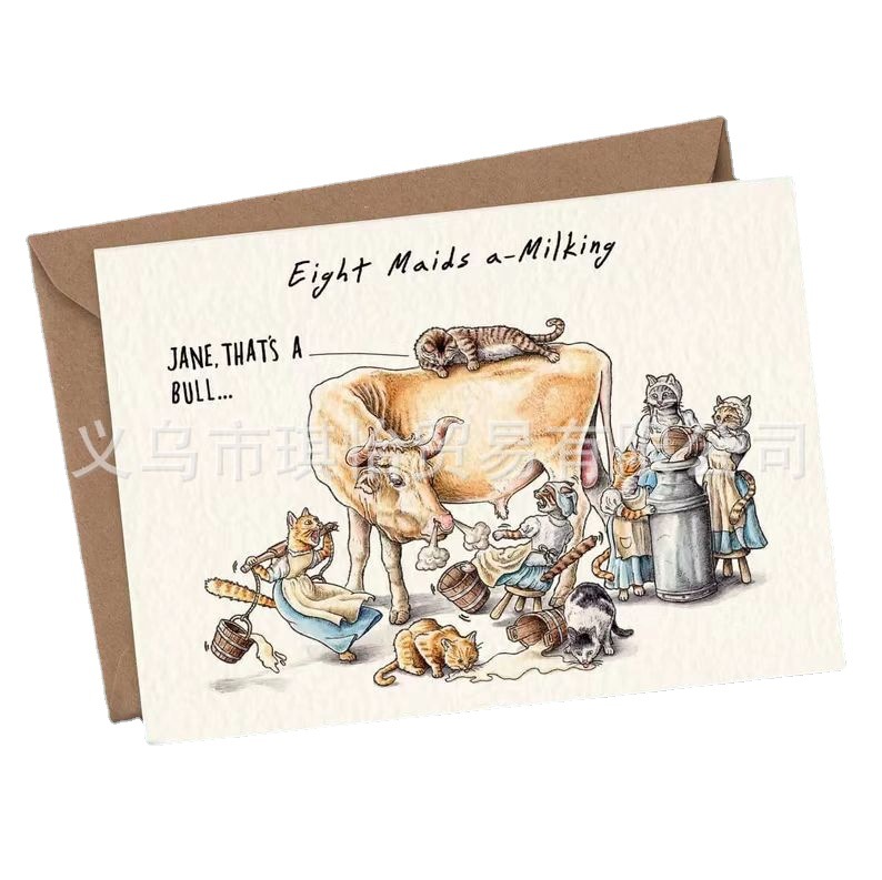 Picture of 2022 cross-border new two Days Of Christmas Card Set(12PCs)