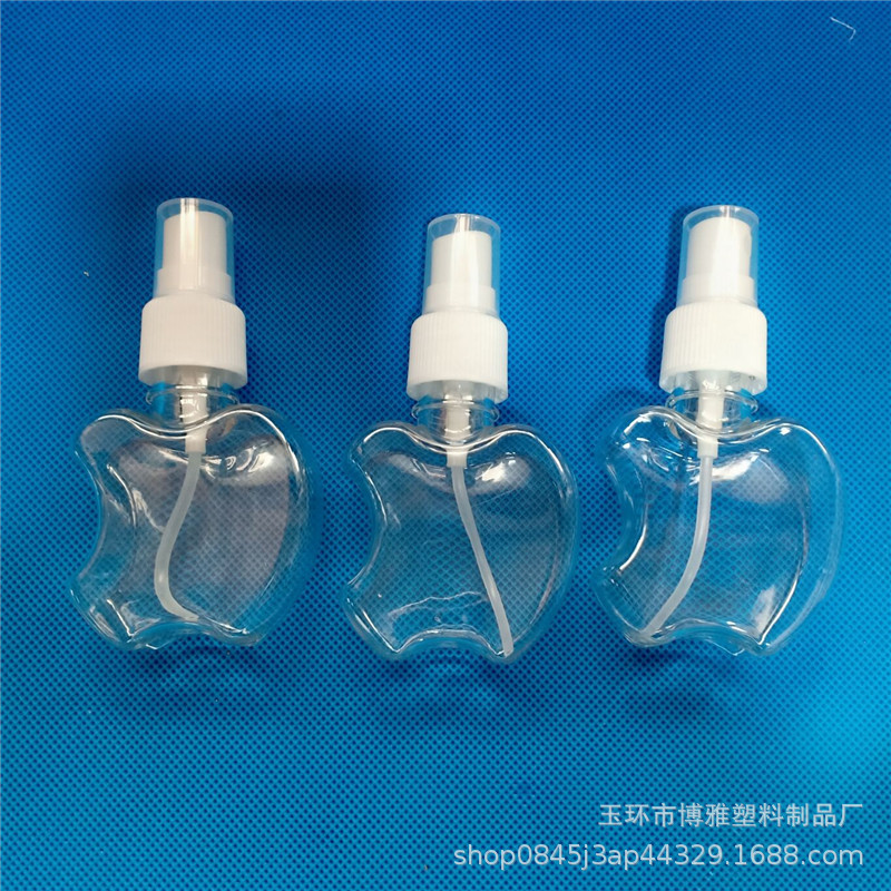 PET bottle wash-free hand sanitizer bottle apple-shaped spray bottle nozzle