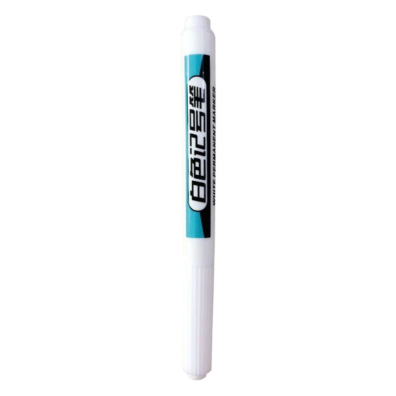 Oil-Based Pen White Marker Mark Pen Small Head Industrial Woodworking Art Multi-Purpose Marker Cd Pen