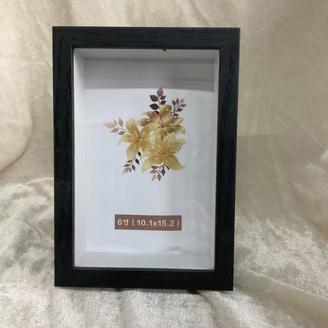 Picture of Hollow Picture Frame Dried Flower Photo Frame Empty Frame Handmade Roses Immortal Flower Specimen 6 Inches 7 Inches 8inch 10inch A4A3 Phase