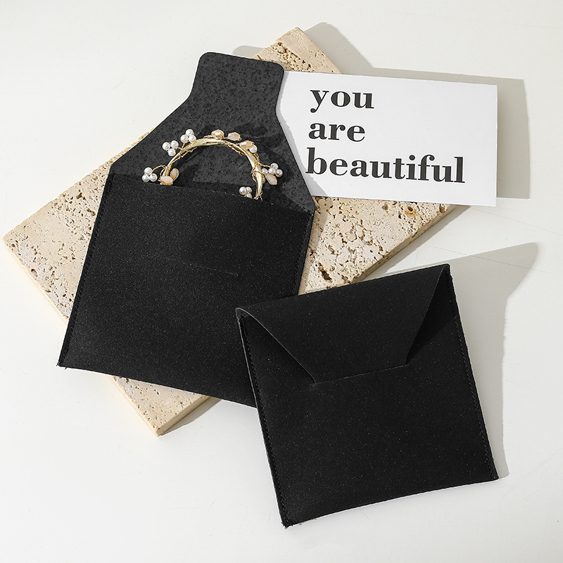 Picture of Multicolor Flannel Bag Jewelry Bag Snaps Thickened Bag Ring Necklace Anti-oxidation Jewelry Storage Bag Wholesale
