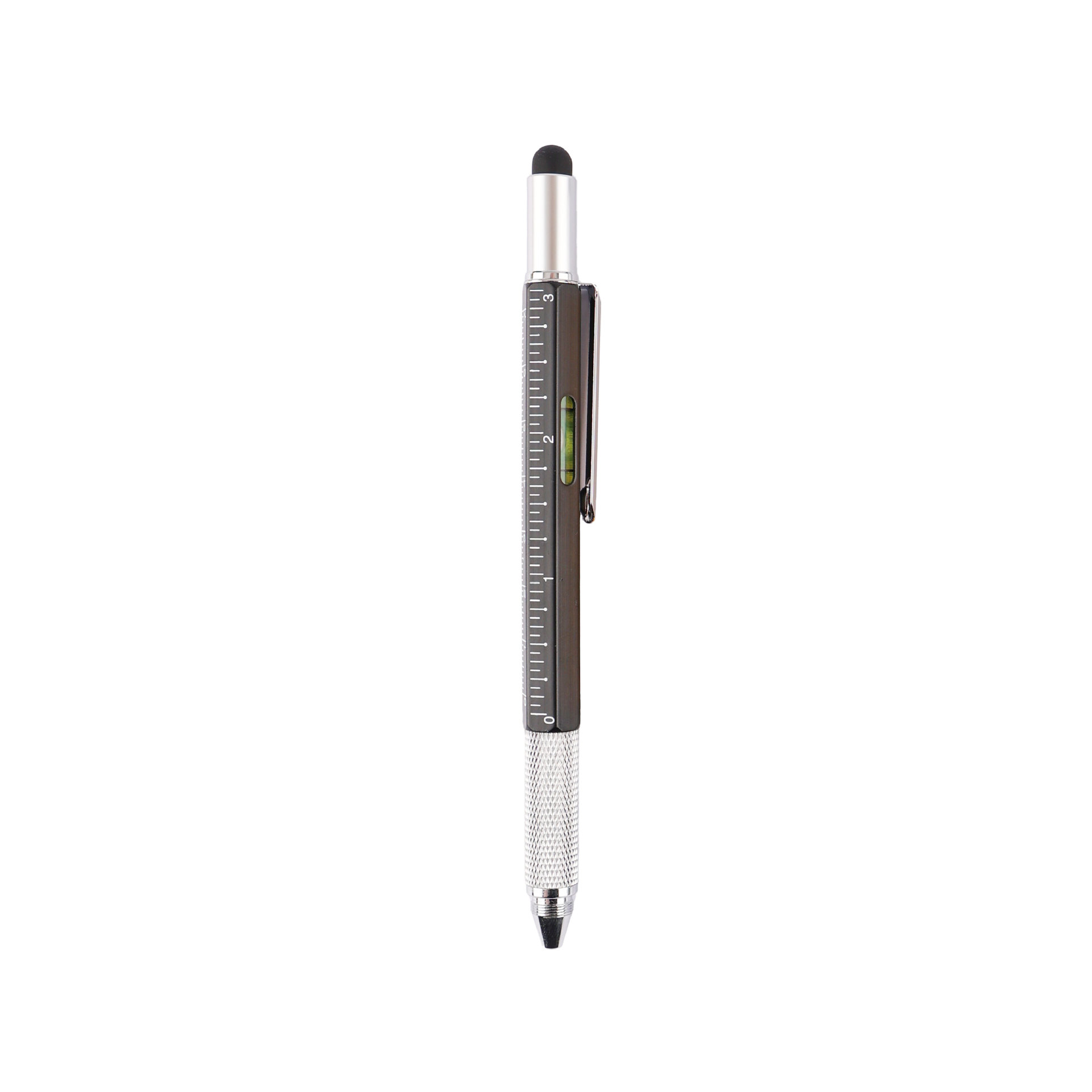 Picture of Factory wholesale ballpoint pen multi-function pen tool pen six-in-one metal pen touch screen pen level meter can be used as logo