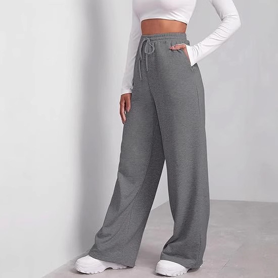 Picture of Cross-border women's clothing foreign trade Amazon wish European and American women's 2024 autumn new casual loose sports pants women