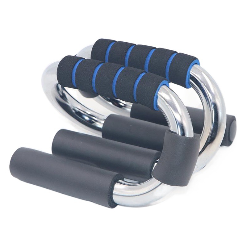 Electroplated Push-up Bracket Arm Muscle Training Push-up Home Fitness S-shaped Push-up Bracket Double Color Abdominal Push-up