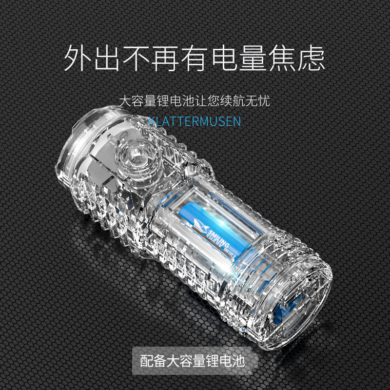 Picture of Mini Flashlight Strong Light Multifunctional Charging Small Portable COB Flood Side Light Outdoor Pocket Portable Light