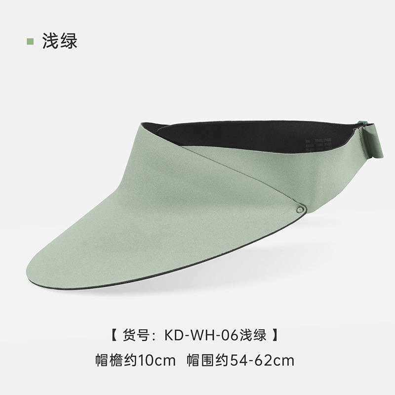 Picture of Qianqiwo summer anti-ultraviolet sun hat windproof sunscreen hat large eaves empty top double-sided ice silk hat women Wholesale