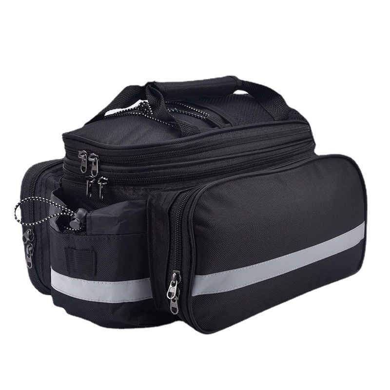 Bicycle large capacity carrying bag mountain bike portable rear shelf bag waterproof rear seat tail long-distance camel bag riding equipment