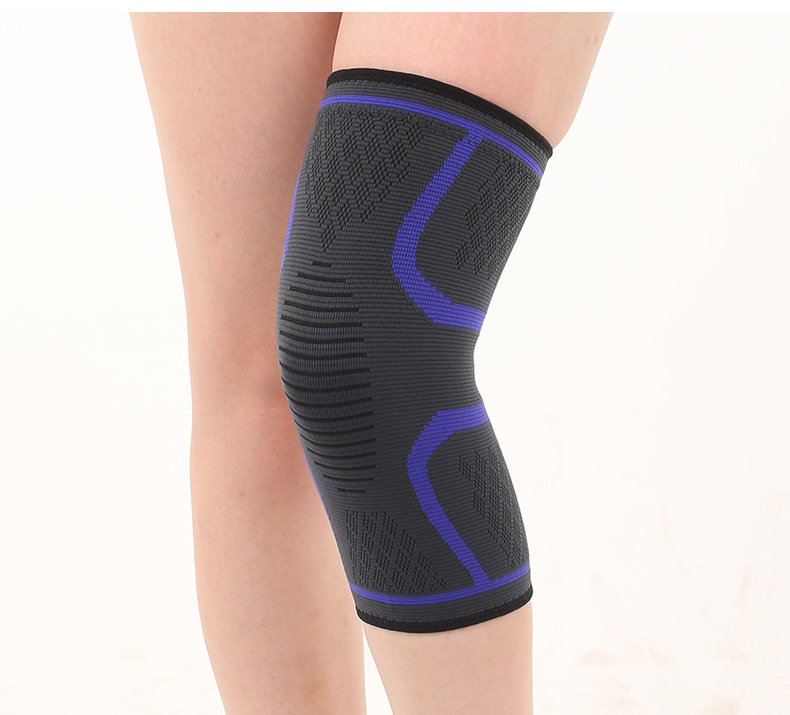 Picture of Maxwell Sports Knee Protector Double Corrugated Non-slip Elastic Warm Nylon Knitted Protector Outdoor Cycling Mountaineering Protector