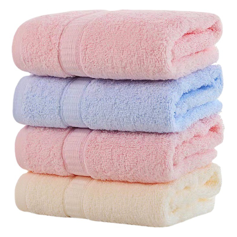 Jialiya Towel Pure Cotton Soft Absorbent Plain Cotton Towel Embroidered Logo Labor Insurance Group Purchase Wholesale 6717
