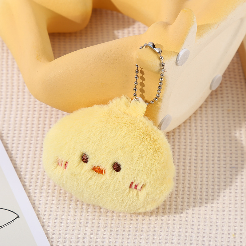 Picture of Cartoon Plush Brooch Cute Bear Doll Frog Cat Rabbit Bag Hanging Ornaments diy Clothing Accessories
