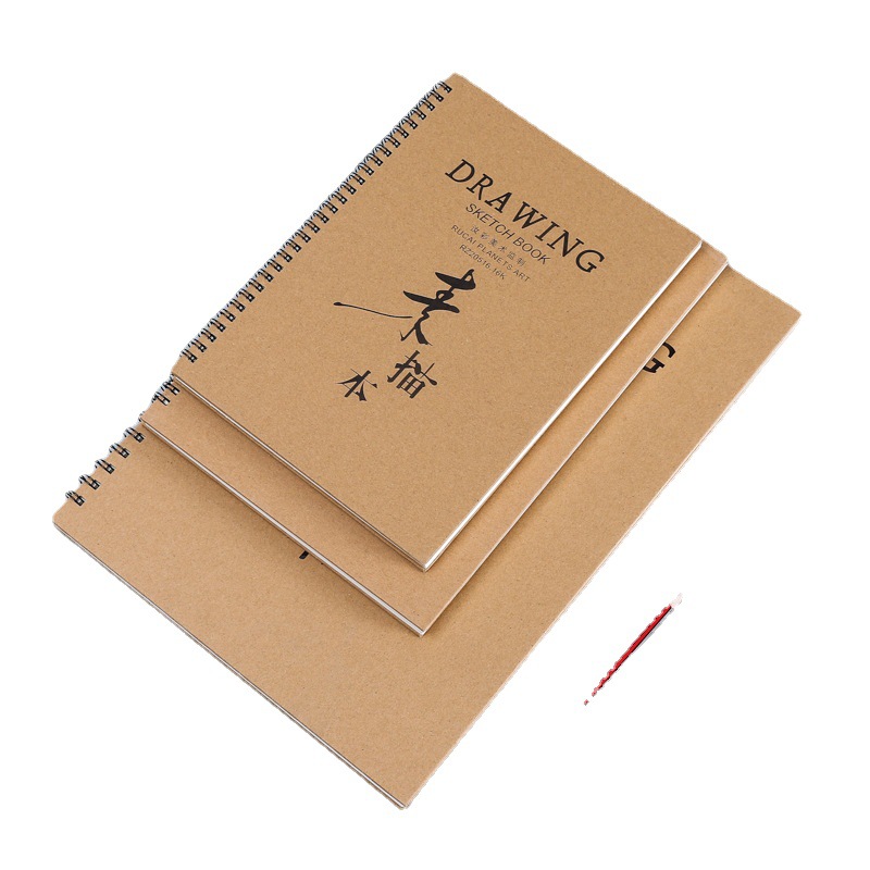 Picture of Wholesale 8K A4 16K Hard-Sided Sketchbook Art Painting Book Student Hand-Painted Graffiti Book Can Be Added with Logo
