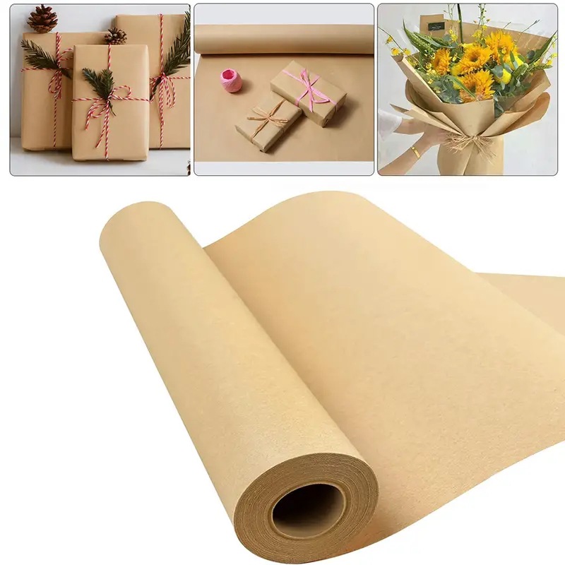 Brown Packing Paper Express Package Wine Filling Paper Gift Box Gift Packaging Buffer Waterproof Environmentally Friendly Wrapping Paper Kraft Masking Protection