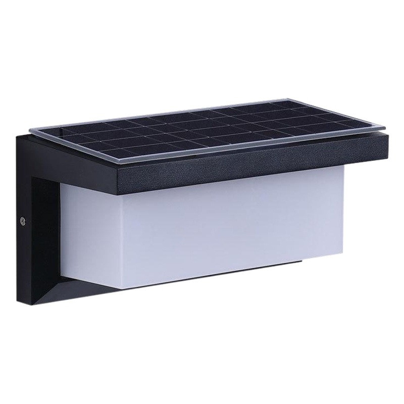 Solar Wall Lamp Outdoor Waterproof Garden Lamp Outdoor Home Gate Wiring-Free Light Control Sensor Solar Lamp