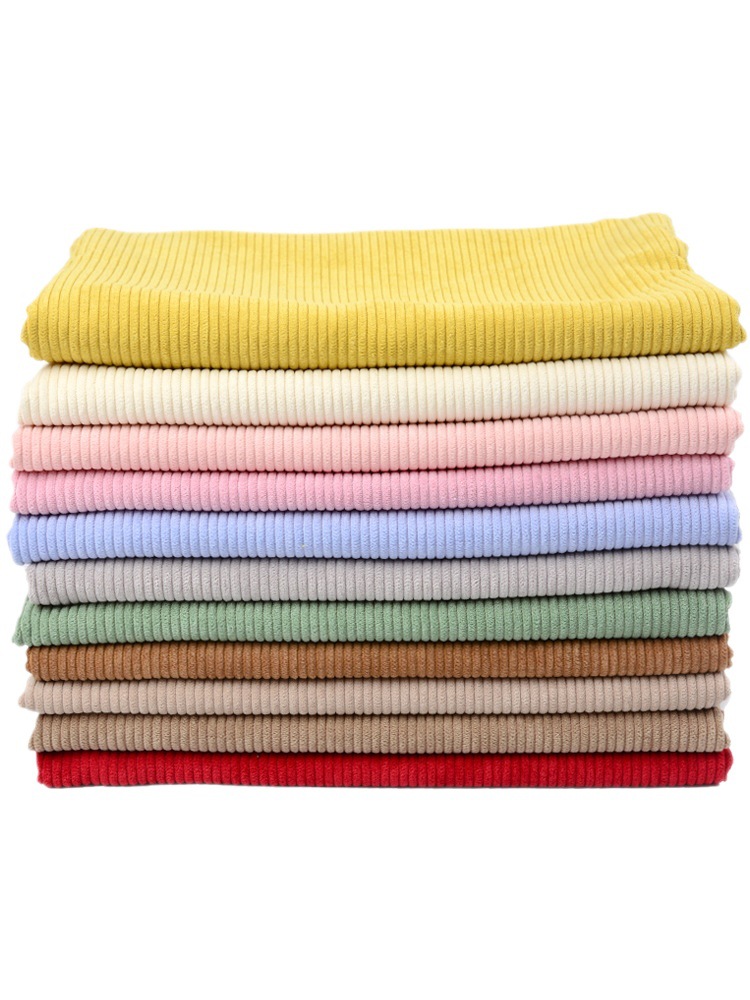 Picture of Corduroy Fabric Solid Color Corduroy Jacket Clothing Shirt Cotton Jacket Sofa Velvet Fabric Wholesale