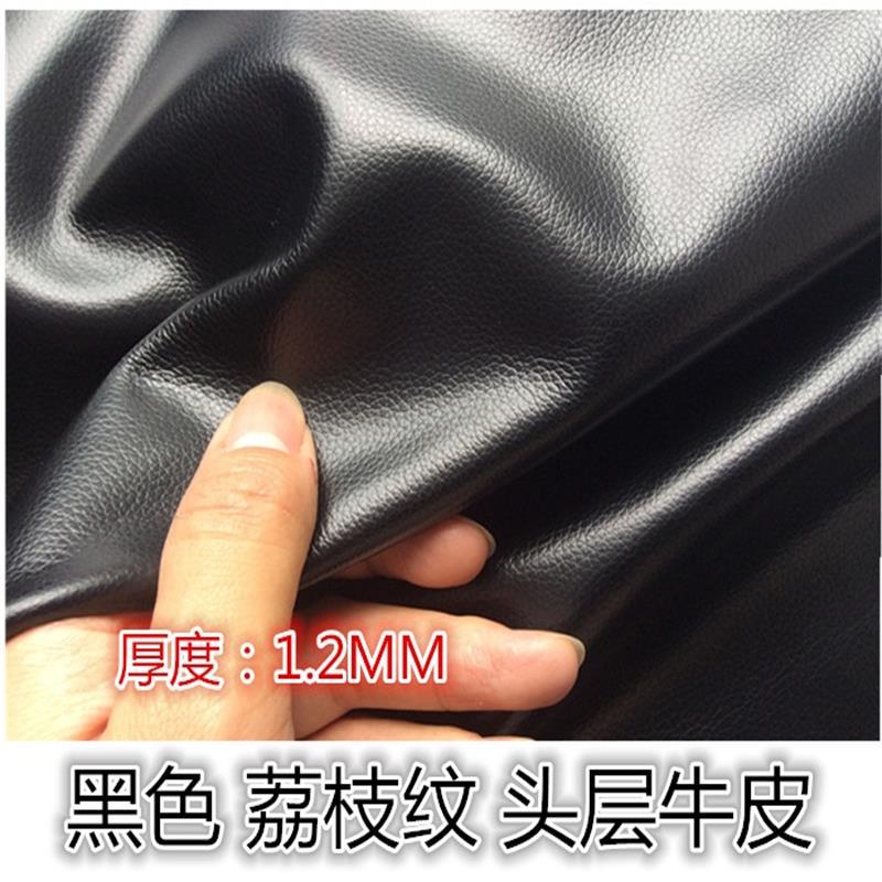 Low price promotion litchi grain A- grade first layer cowhide full grain leather leather sofa shoes boots luggage leather fabric