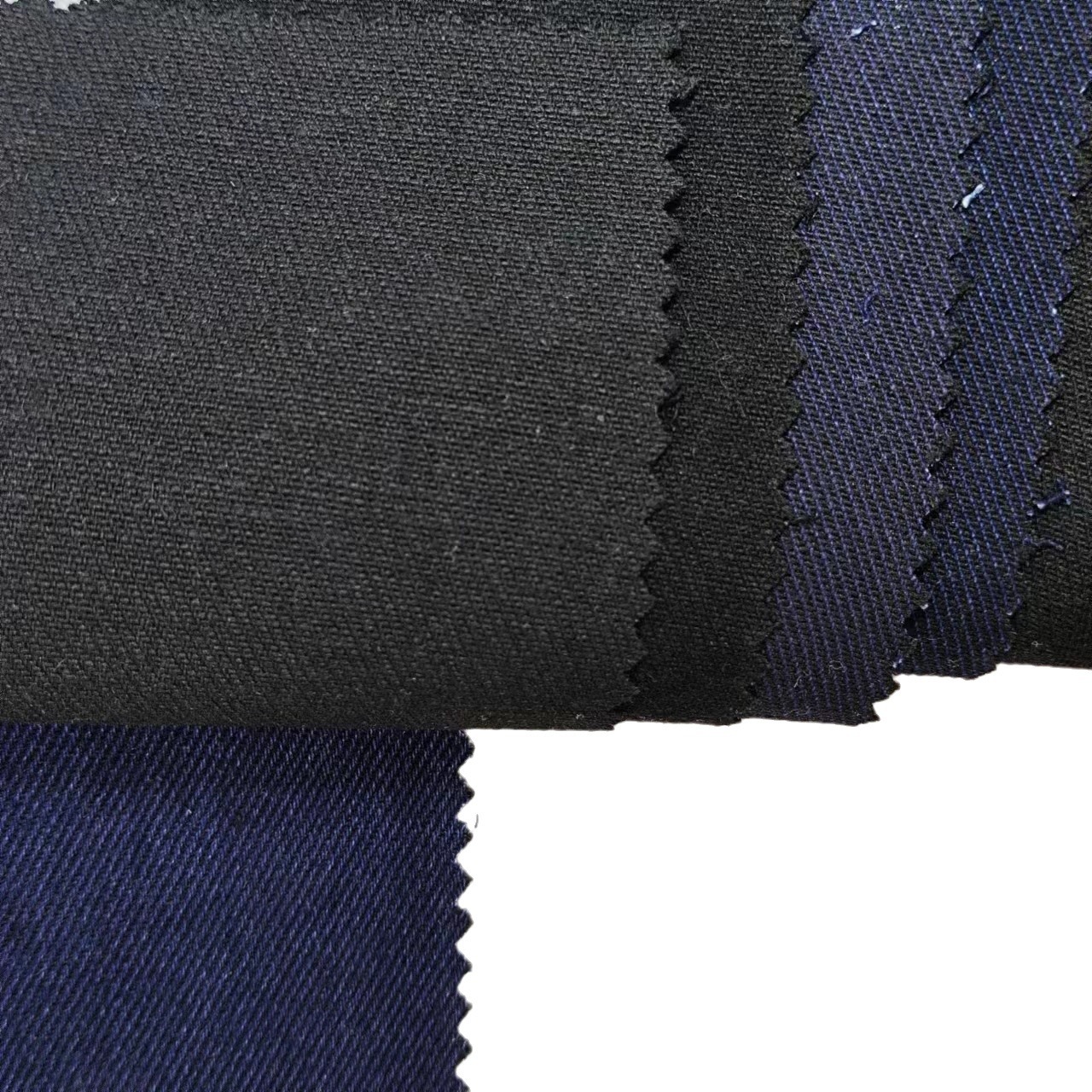 Picture of 11 oz autumn and winter colorful denim 10x7 non-elastic black blue bag jacket apron Denim fabric