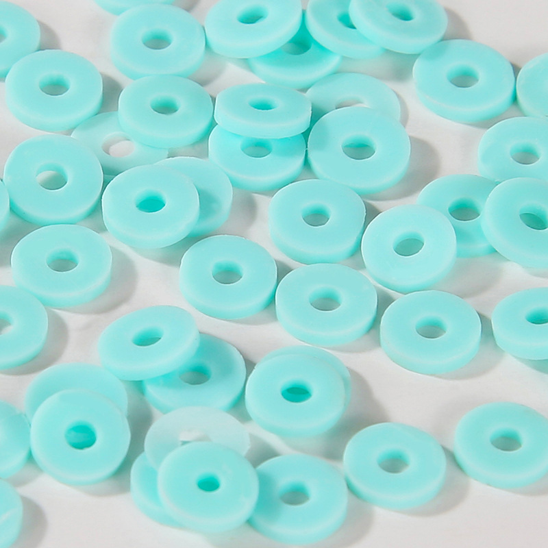 Picture of Jewelry Accessories Color Soft Ceramic Beaded Handmade diy Handmade Material Bracelet Necklace Bracelet Bead Spacer