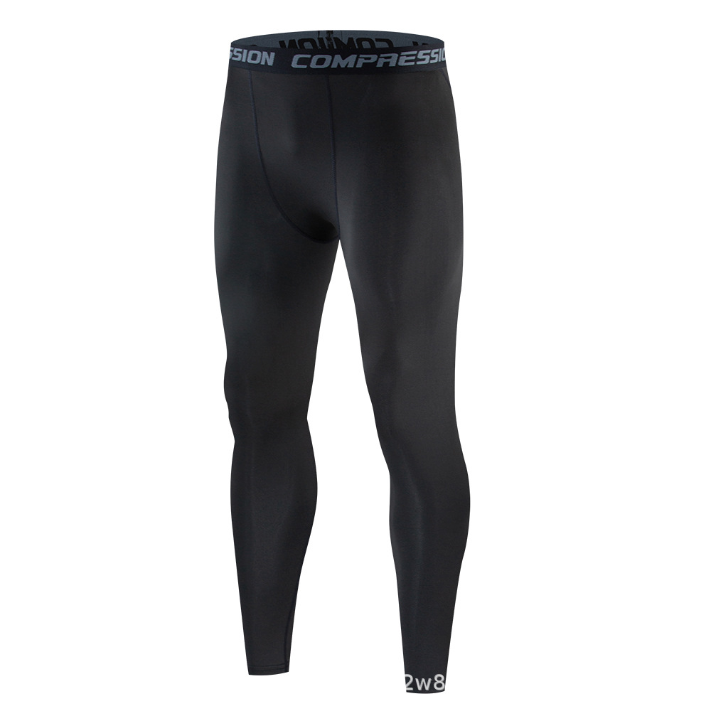 Picture of Amazon Sports Tight Pants American Men's Fitness Running Pants PRO Quick-drying Basketball Cropped Leggings Cross-border