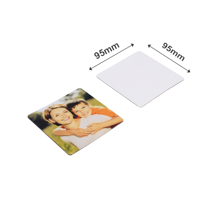 Picture of Thermal sublimation soft magnetic refrigerator stickers personalized thermal transfer blank variety of pearl film paper magnetic refrigerator stickers DIY printing