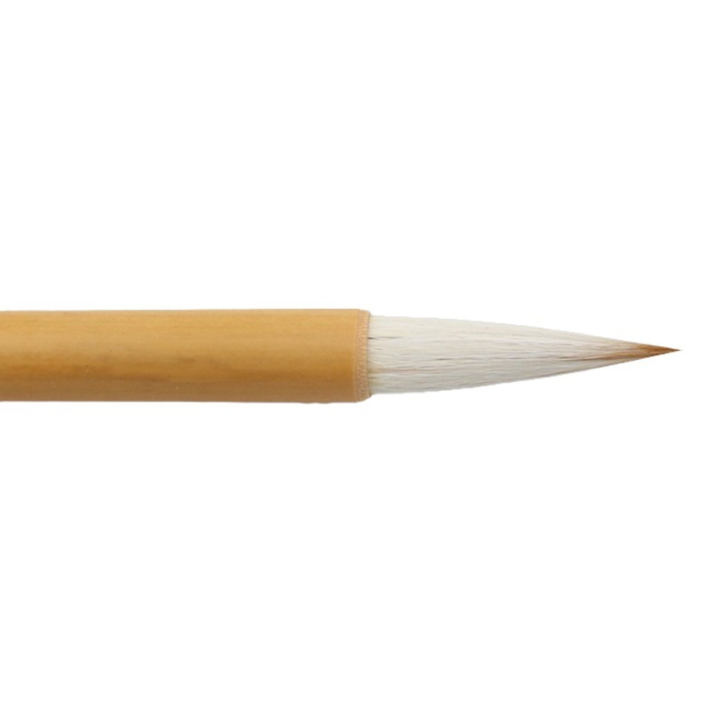 Xunyixuan wholesale Tang Yi Ou Kai Ou Kai and Mao brush set antique yellow bamboo brush nib Flexible Poly front