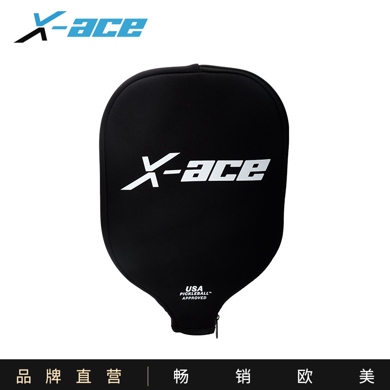 x-ace Peak Ball Racquet Protective Cover Diving Material Waterproof Wear-resistant Anti-fall Racquet Cover Pickleball