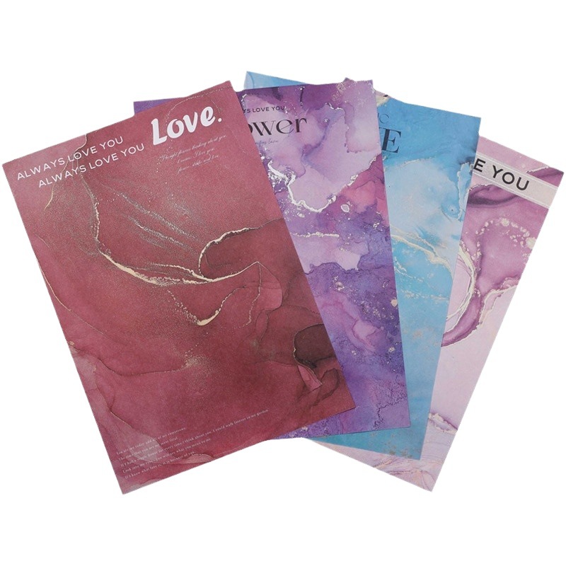 Fine Flower Wrapping Paper Color Kraft Paper Waterproof Fenghua Paper Korean Bouquet Wrapping Art Oil Painting Wrapping Paper