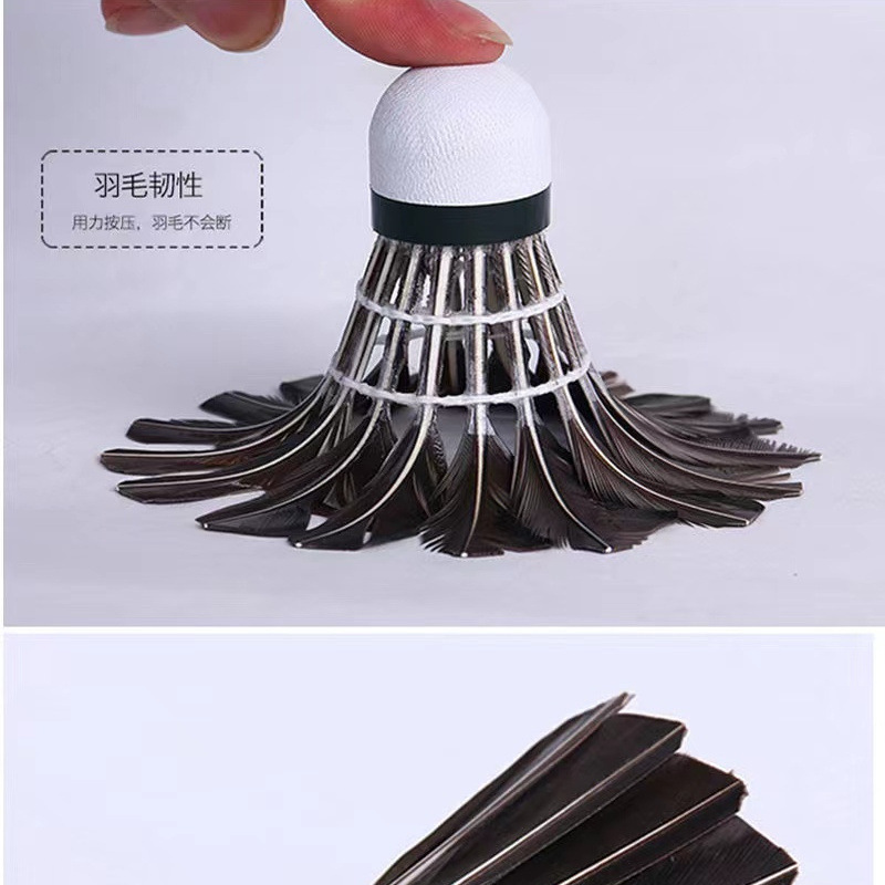 Picture of Badminton goose feather ball duck feather stable durable training competition with balls not easy to rot wholesale