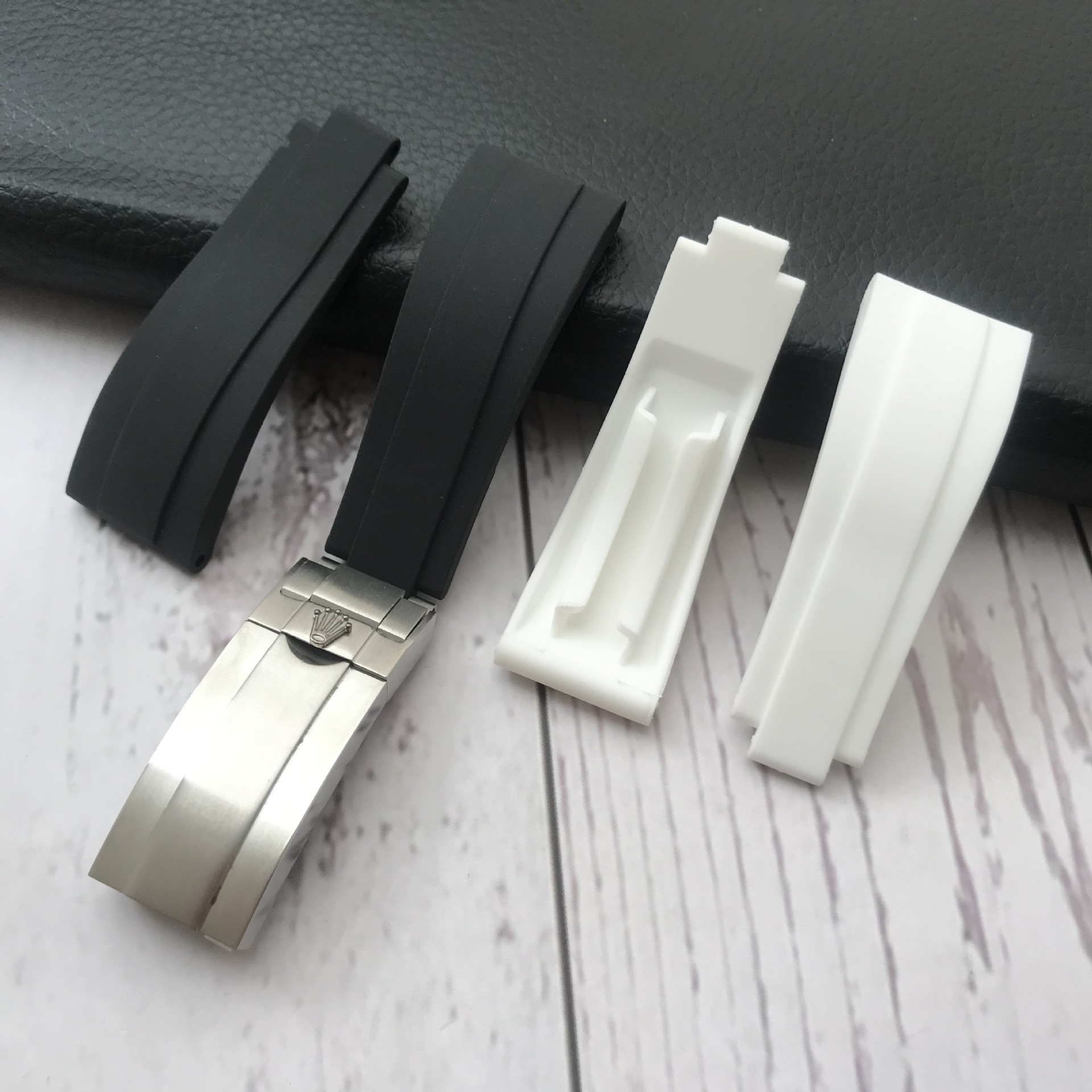 Rubber Silicone Strap Substitute Labor Oyster Constant Submariners Ditona ROLE Strap 20mm Short Strap