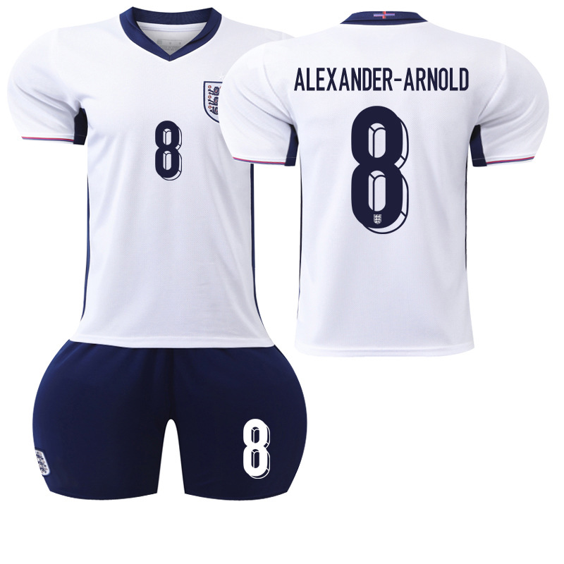 Picture of Euro 2024 New Football Jersey suit England Home Jersey Number 9 Kane 11 Foden 10 Bellingham