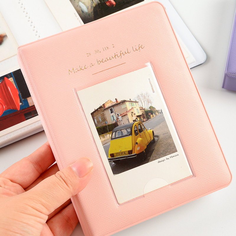 Picture of Wholesale supply of good life Series 3 inch photo album Polaroid photo album mini photo album waffle inside pages