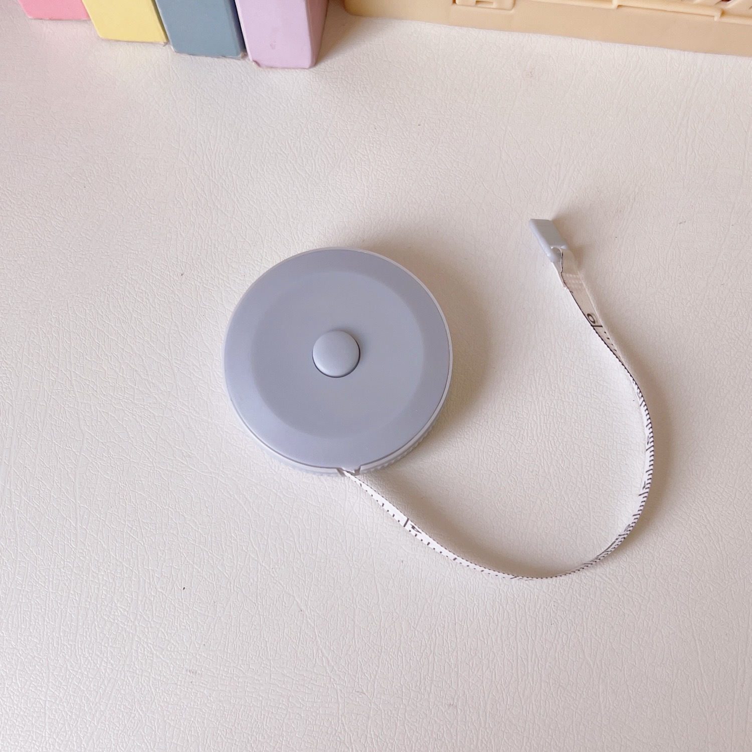 Picture of Mini portable tape measure measuring clothes 1.5m tape measure waist circumference hip circumference cute cartoon measuring three circumference ruler soft ruler students