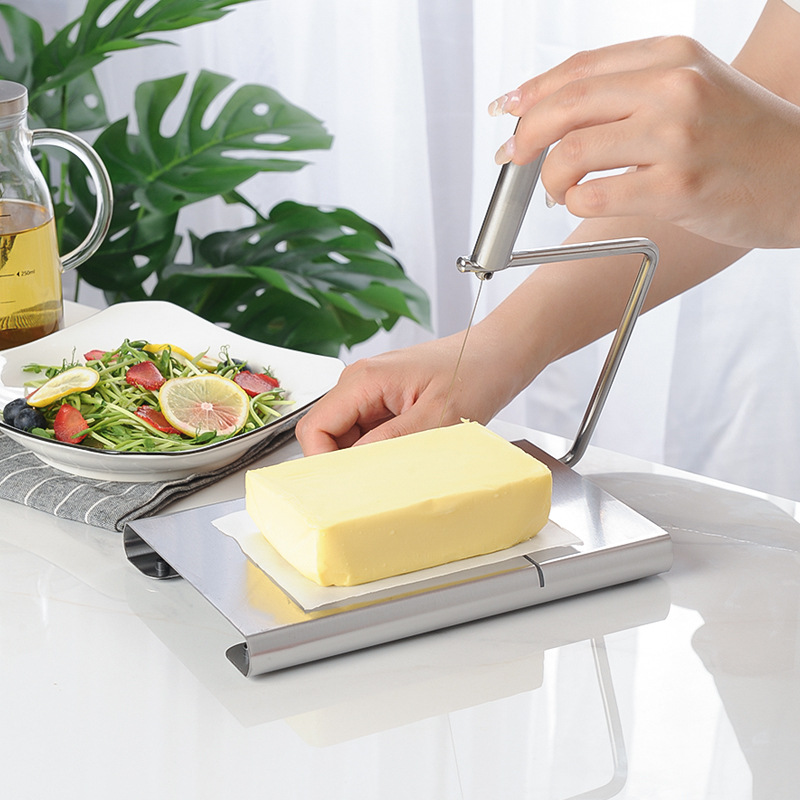 Picture of Manufacturer stainless steel cheese slicer multi-function cheese ham slicer cheese cutter kitchen tools