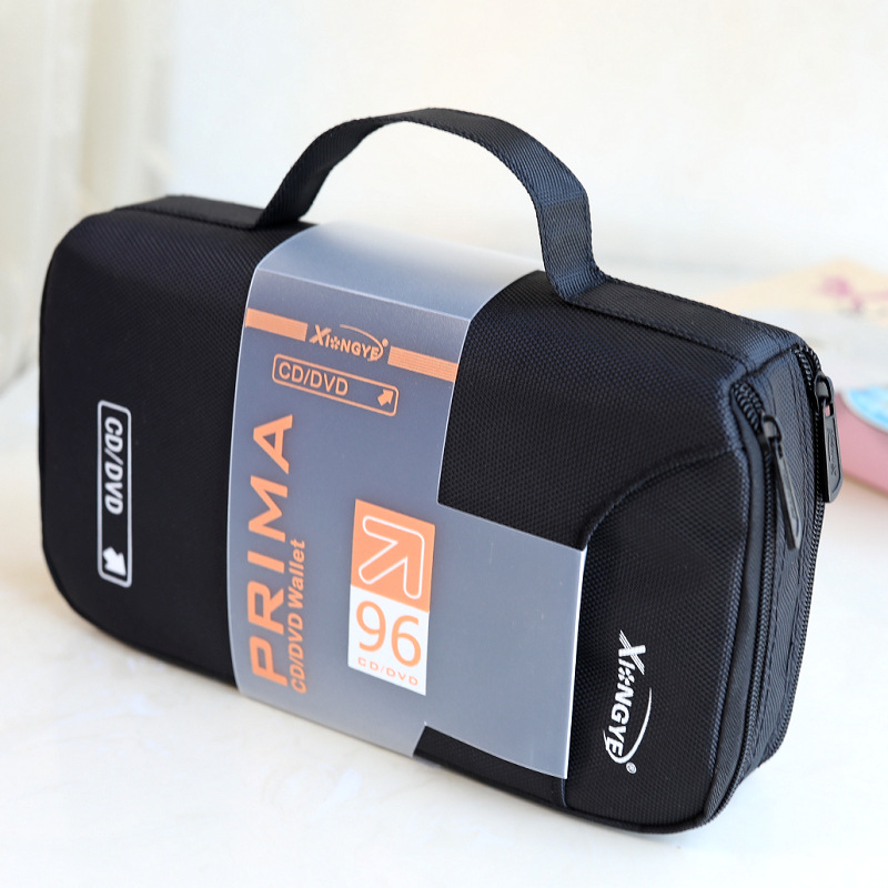 Cross-border Hot Sale 96 Piece Plastic CD Bag Thickened Car CD Bag DVD Disc Bag Album CD Storage Box