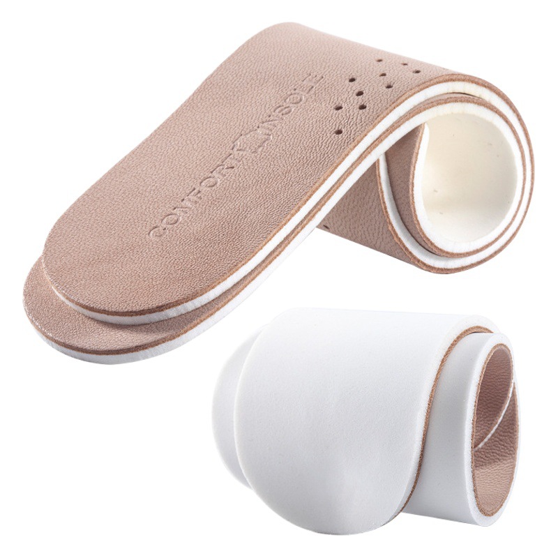 Leather insole soft bottom breathable sheepskin sweat absorbent latex summer sports shock absorption men's casual insole manufacturers wholesale