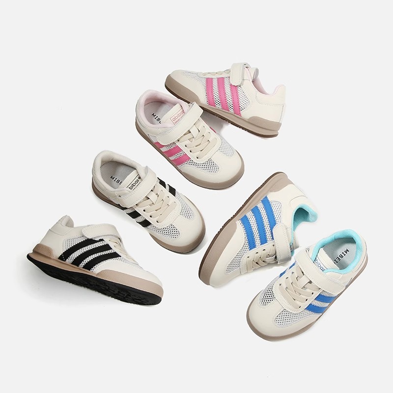 Children's German Training Shoes 2025 Spring and Autumn New Girls' Board Shoes Baby Soft Sole Summer Boys' Single Net Breathable sneaker