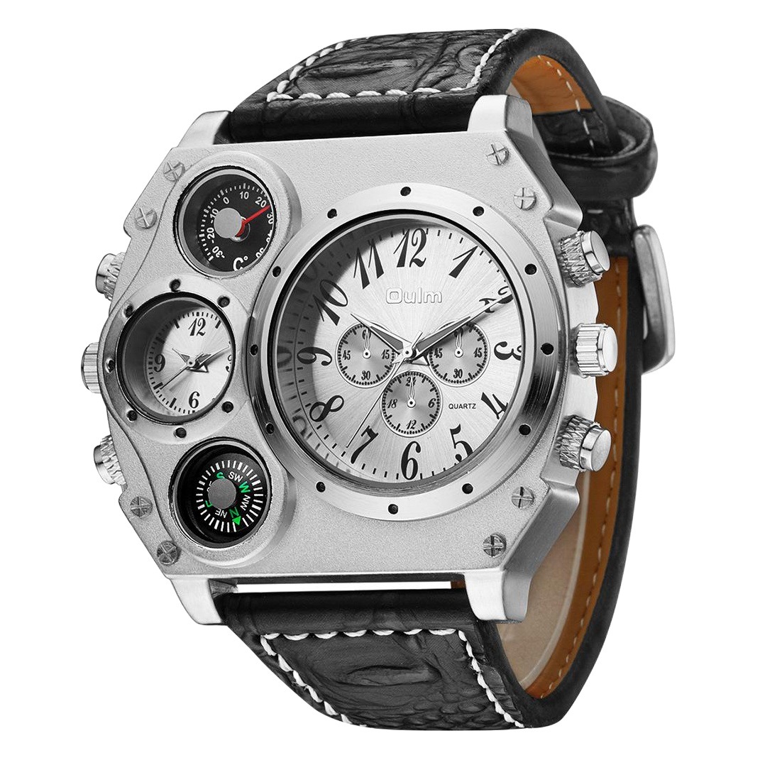 Ou Lei's new watch Oulm large dial men's fashion watch AliExpress a generation of Europe and the United States