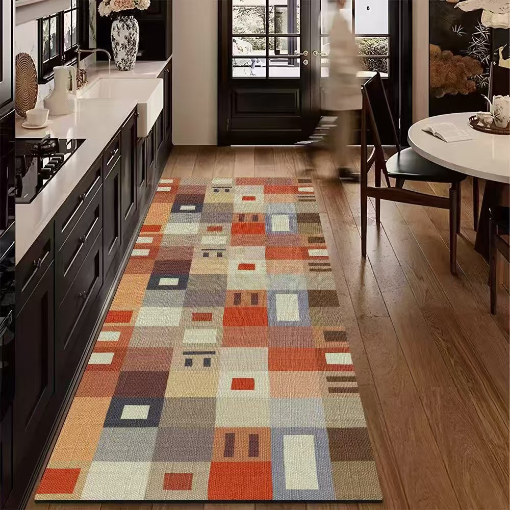 Cross-Border Kitchen Floor Mats Are Stain-Resistant and Easy to Care For. Diatom Mud Floor Mats Are Water-Absorbent, Quick-Drying, Non-Slip Mats, and Long Strip Foot Mats
